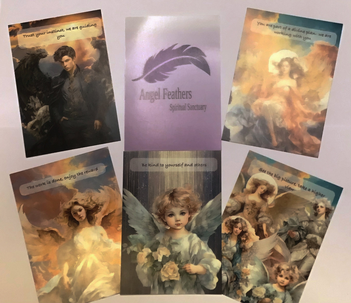 Angel Feathers Oracle Cards