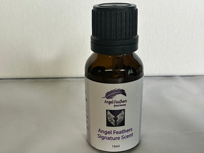 Angel Feathers Signature Scent, Crystal Infused Blended Fragrance Oil 15ml