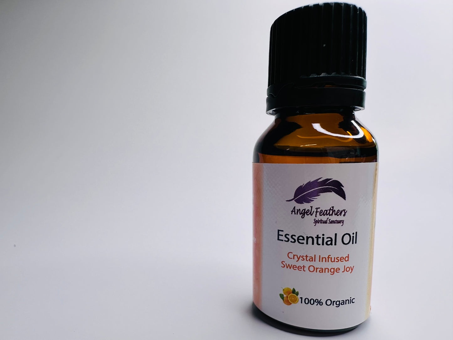 Sweet Orange Joy, Crystal Infused PURE ESSENTIAL OIL 15ml