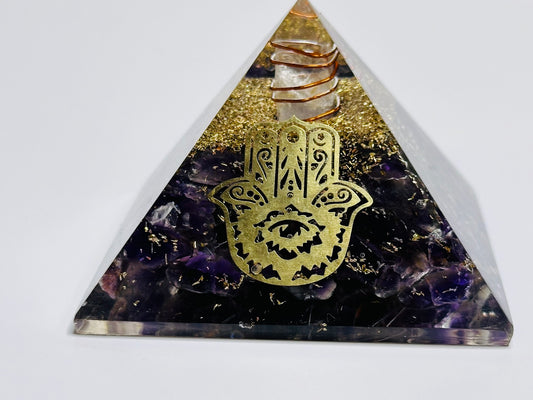 Copper Orgonite, Programmed Pyramid